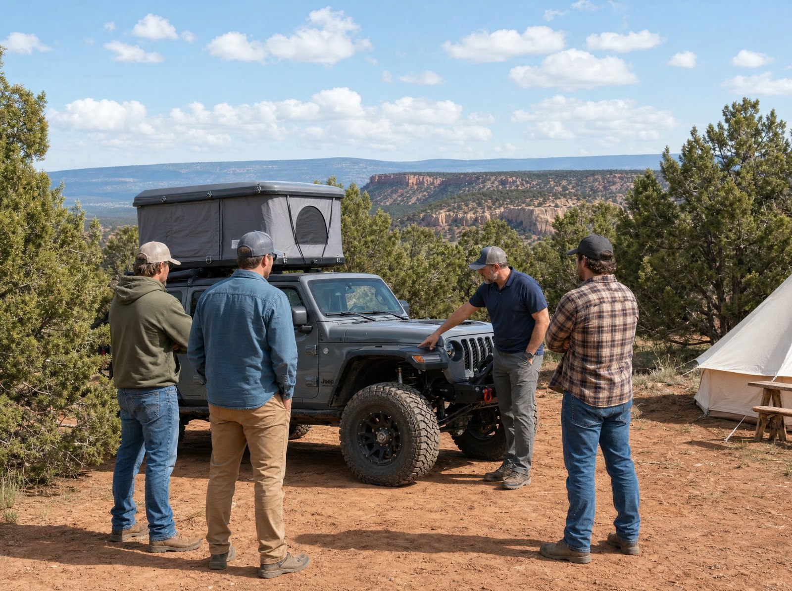 Dealer training under the brand tents